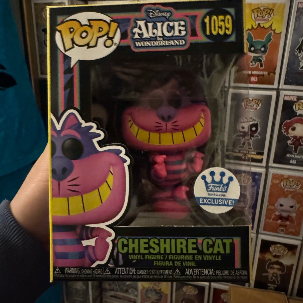 Black light Cheshire Cat Funko pop